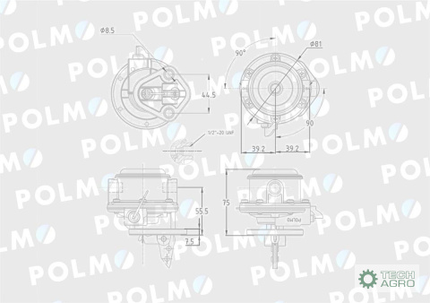 Pompa zasilająca 4222104M91 POLMO Pompa zasilająca 4222104M91 POLMO