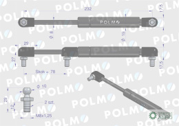 Siłownik dachu 64014593 pasuje do Ursus C-385 i Massey Ferguson POLMO