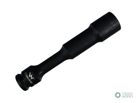 Nasadka udarowa 1/2", sześciokątna slim przelotowa ze stali CrMo 21mm długość 150 mm, stosowane w mechanice do kluczy udarowych