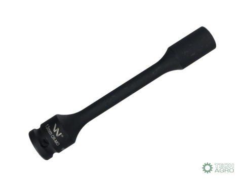 Nasadka udarowa 1/2", sześciokątna slim ze stali CrMo 13mm długość 150 mm, stosowane w mechanice do kluczy udarowych, Waryński Nasadka udarowa 1/2", sześciokątna slim ze stali CrMo 13mm długość 150 mm, stosowane w mechanice do kluczy udarowych, Waryński