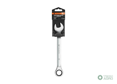Klucz płasko-oczkowy z grzechotką 19 mm / TEGER Klucz płasko-oczkowy z grzechotką 19 mm / TEGER