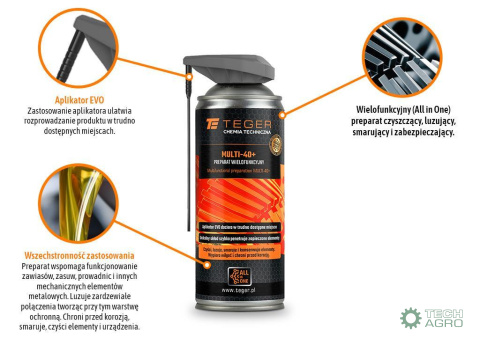 MULTI-40 Z APLIKATOREM EVO 400ML TEGER