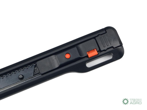 Nożyk łamany, ostrze 9mm ze stali SK2 wobudowie z tworzywa ABS, do prac wykończeniowych warsztatowych pomocniczych, Teger Nożyk łamany, ostrze 9mm ze stali SK2 wobudowie z tworzywa ABS, do prac wykończeniowych warsztatowych pomocniczych, Teger