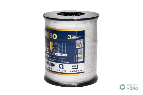 Taśma Ogrodzeniowa 20Mm 200M 4X0,15Hoxso Premium