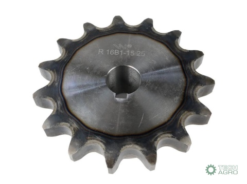 Koło łańcuchowe, hartowane 16B1 (R1 1)Z-15 otwór 25mm, Waryński