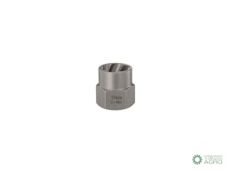 Nasadka do odkręcania uszkodzonych śrubi nakrętek, (17mm) - kute/ stal Cr-Mo, Teger