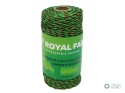 Plecionka, do elektryzatora 2,5mm,3x0,20mm SS zielono-pomarańczowa 100m, Royal Farm
