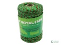 Plecionka, do elektryzatora 2,5mm,3x0,20mm SS zielono-pomarańczowa 200m, Royal Farm