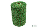 Plecionka, do elektryzatora 2,5mm,3x0,20mm SS zielono-pomarańczowa 200m, Royal Farm