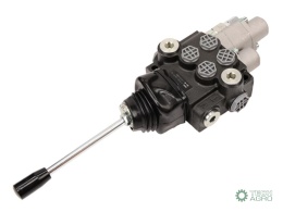 Rozdzielacz hydrauliczny 2-sekcyjny 40L(1-sekcja pływająca) z joystickiem VOIMA