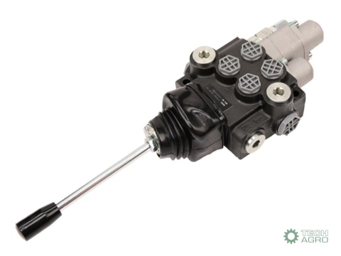 Rozdzielacz hydrauliczny 2-sekcyjny 40L(1-sekcja pływająca) z joystickiem VOIMA