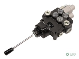 Rozdzielacz hydrauliczny 2-sekcyjny 80L(1-sekcja pływająca) z joystickiem VOIMA