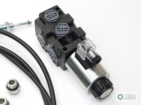 Zestaw do Ładowacz TUR -Rozdzielacz 80L2-sekcyjny + Elektrozawór + Joystick z przyciskiem + Elementy złączne + Linki na kulkę 20