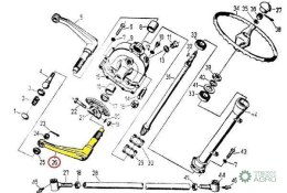 Ramię mechanizmu kierowniczego lewe C-330 ORYGINAŁ URSUS