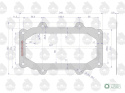 Uszczelka kolumny kierowniczej krążelit 0.8mm C-330 ( sprzedawane po 10 ) ORYGINAŁ URSUS