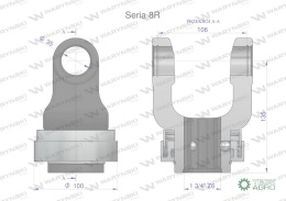 Widłak z pierścieniem 1 3/4 Z6 - 35X106 Seria 8R CE2020 Waryński