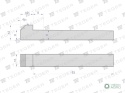 Klin z noskiem 10x8x63 TEGER,