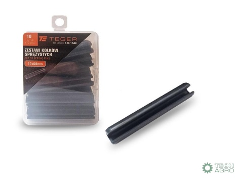 Kołek sprężysty 12x60 TEGER,