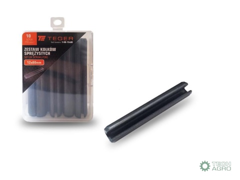 Kołek sprężysty 12x80 TEGER,