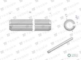 Kołek sprężysty 4x60 TEGER,