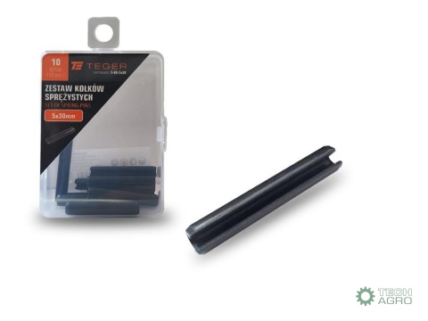 Kołek sprężysty 5x30 TEGER,