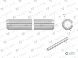 Kołek sprężysty 5x50 TEGER,
