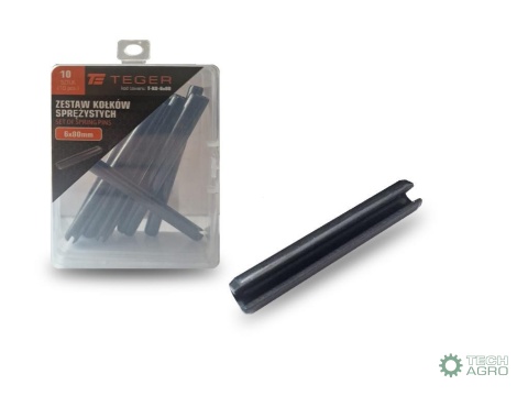 Kołek sprężysty 6x80 TEGER,