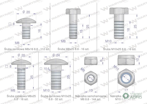 Zestaw PIŁ KEMPER 460 (plus), Waryński