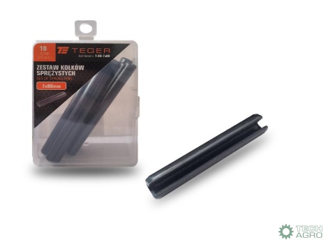 Kołek sprężysty 7x80 TEGER,