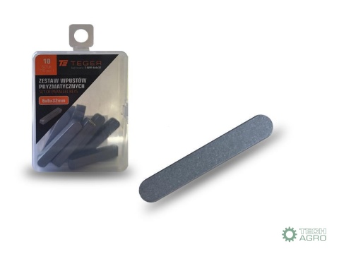 Wpust pryzmatyczny 6x6x32 TEGER,