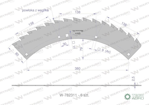 Zestaw PIŁ KEMPER 345, Waryński
