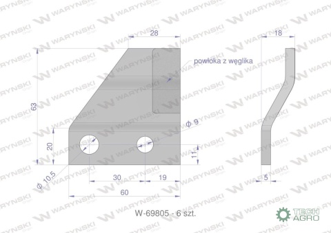 Zestaw PIŁ KEMPER 345, Waryński