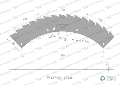 Zestaw PIŁ KEMPER 375, Waryński