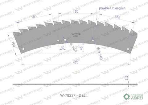 Zestaw PIŁ KEMPER 4500, 445, Waryński