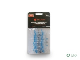 Zestaw koszulek termokurczliwych z cyną1,5-2,5mm kolor niebieski TEGER