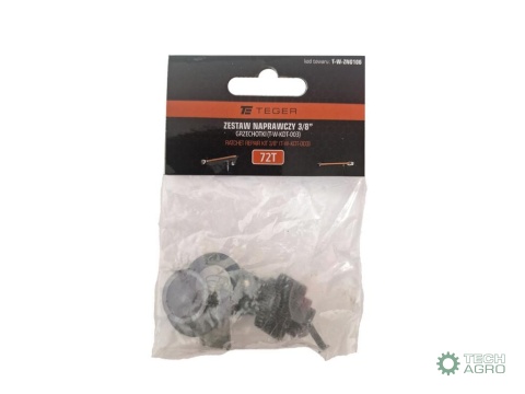 Zestaw naprawczy grzechotki, 3/8" 72T(T-W-KDT003), Teger
