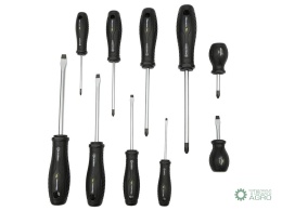 Zestaw wkrętaków ze stali odpornej naskręcanie SVCM 10 szt z hartowanymi grotami Waryński