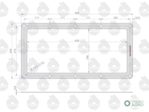 Komplet ( zestaw ) uszczelek skrzyni / mostu C-360 ORYGINAŁ URSUS Komplet ( zestaw ) uszczelek skrzyni / mostu C-360 ORYGINAŁ URSUS