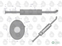 Tłumik prosty długi 1550mm 8kg C-385 ORYGINAŁ URSUS