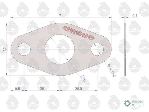 Uszczelka odprowadzenia oleju turbo krążelit 0.8mm C-385 ( sprzedawane po 10 ) ORYGINAŁ URSUS Uszczelka odprowadzenia oleju turbo krążelit 0.8mm C-385 ( sprzedawane po 10 ) ORYGINAŁ URSUS