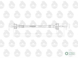 Linka - Licznika MTG (motogodzin) L-580mm 1667951M91 MF ORYGINAŁ URSUS