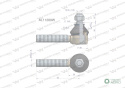 Przegub kierowniczy M16x1.5 AL11289 WARYŃSKI