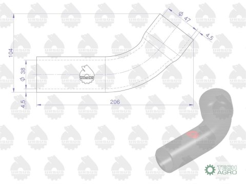 Zestaw komplet przewodów chłodnicy C-385 stary typ ORYGINAŁ URSUS Zestaw komplet przewodów chłodnicy C-385 stary typ ORYGINAŁ URSUS
