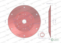 Talerz roboczy Kosiarka rotacyjna 1,65 m gr. 5mm Waryński