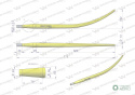 Ząb ładowacza wygięty zamykający L- 780 mm chwytak (krokodyl) Tur WARYŃSKI
