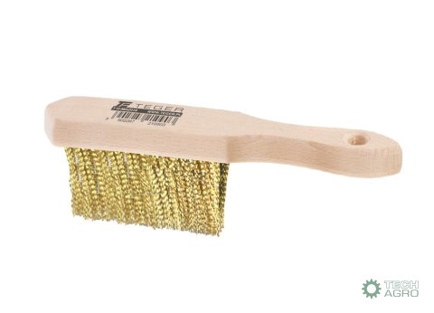 Szczotka druciana do szczelin PREMIUM drut mosiężny / 5 rzędowa / TEGER Szczotka druciana do szczelin PREMIUM drut mosiężny / 5 rzędowa / TEGER