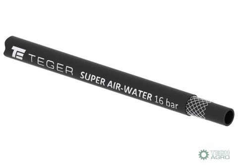 Wąż do sprężonego powietrza i wody SUPER AIR-WATER - DN08 - 16 bar / 1.6 Mpa TEGER (sprzedawane po 20m)