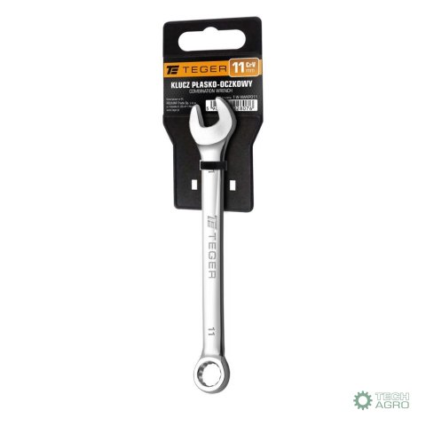 Klucz płasko-oczkowy 11 mm / TEGER Klucz płasko-oczkowy 11 mm / TEGER